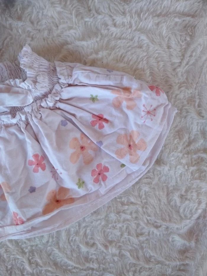 Jupe Fille 6 mois Fleurs Gémo 100% coton - photo numéro 5