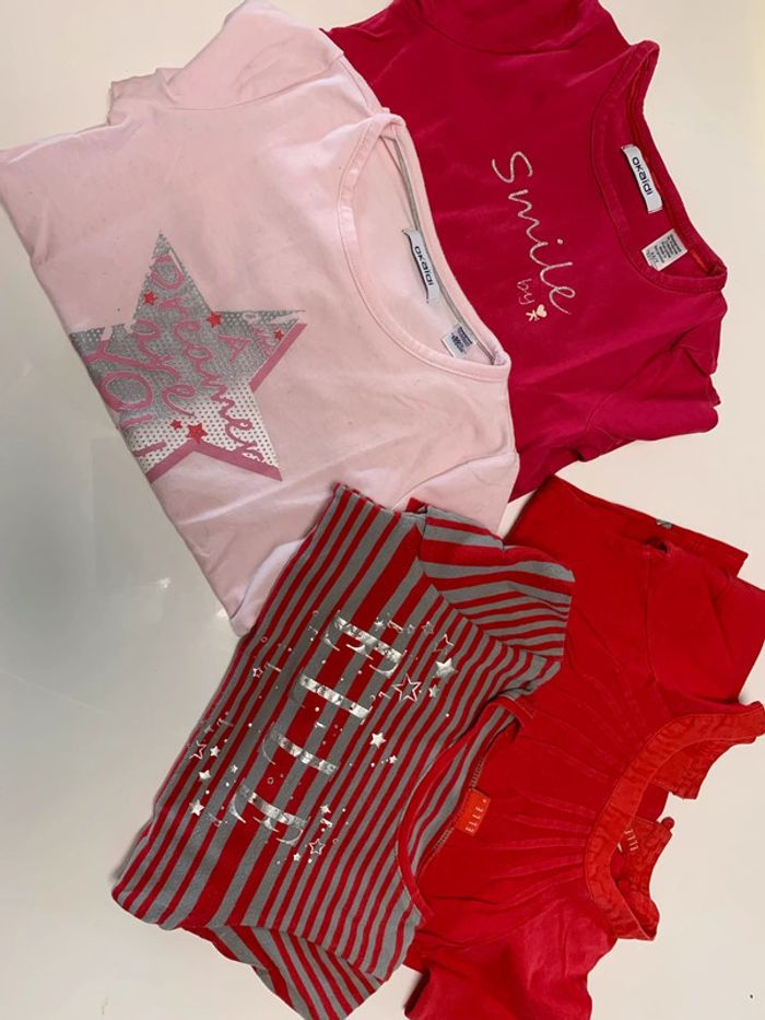 Lot tee shirt manches longues