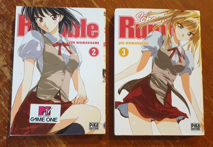 Lot manga School Rumble - tome 2 et 2