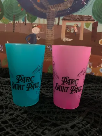 Lot 2 gobelets parc Saint Paul