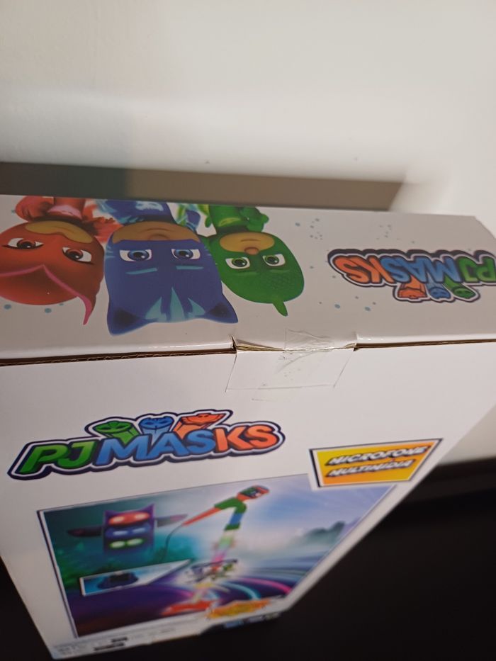 🧸Micro pour enfant pjmasks avec possibilité de connecter un téléphone dessus neuf avec étiquette - photo numéro 6
