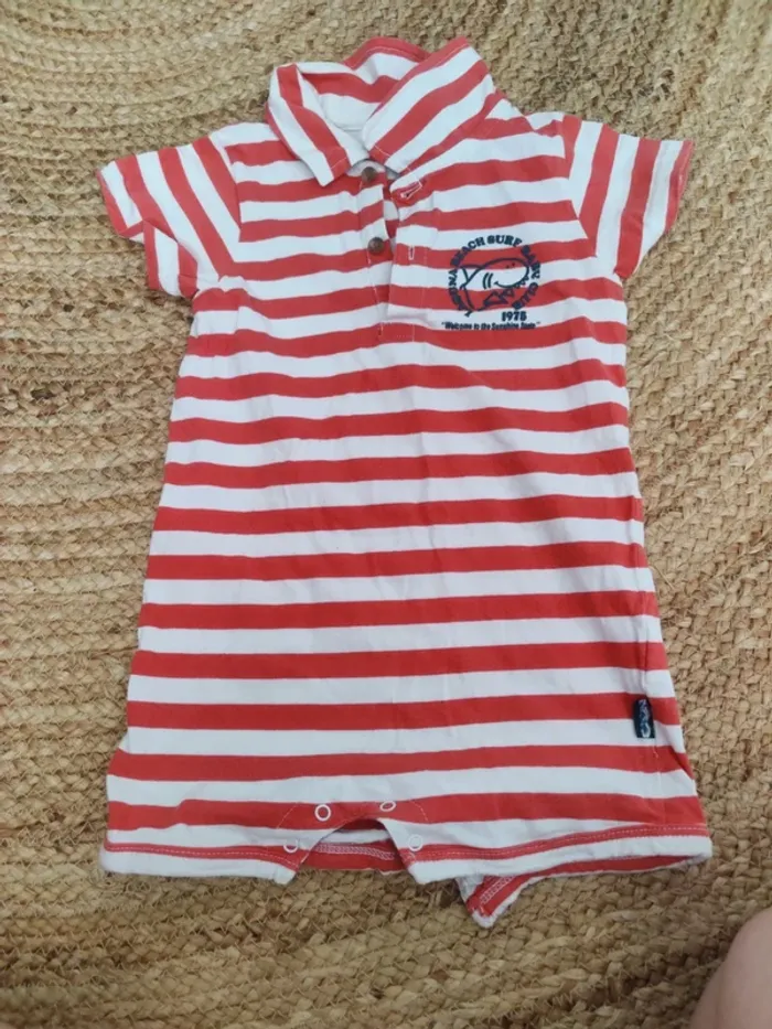 Grenouillère/ensemble Vertbaudet