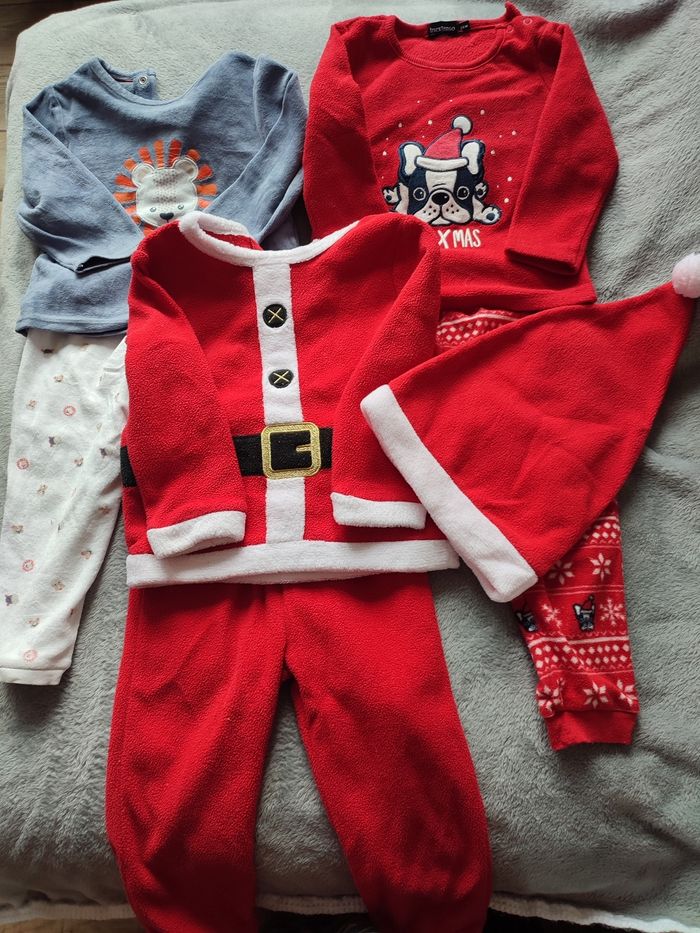 Lot de 2 pyjamas hiver