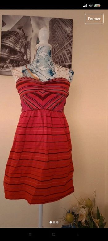 Robe sans bretelle Roxy t 38