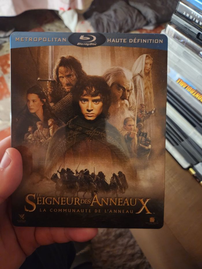 Bluray collector steel book le seigneur des anneaux la communaute de l anneaux