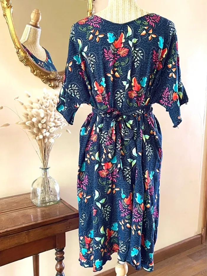 Robe Fleurie Multicolore - photo numéro 6