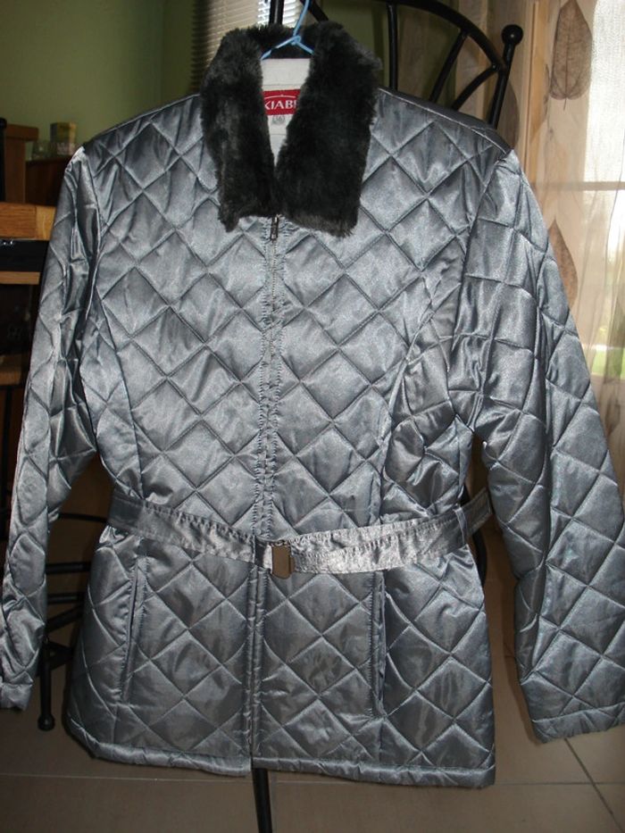 Veste argentée matelassée Etam - Taille 38/40 - photo numéro 2