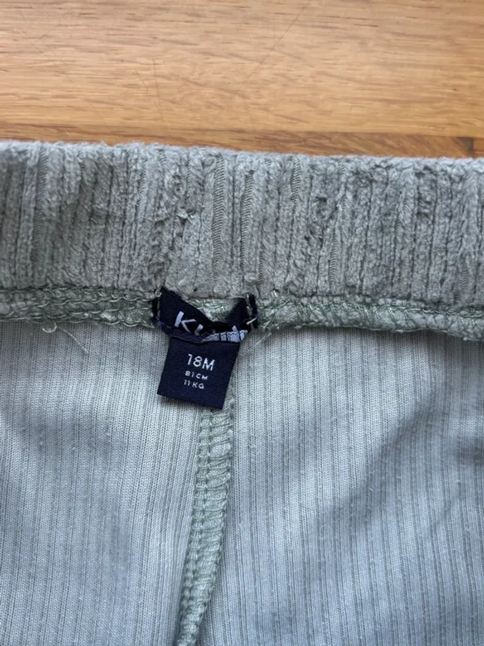 Legging velours Kiabi 18 mois mixte - photo numéro 2