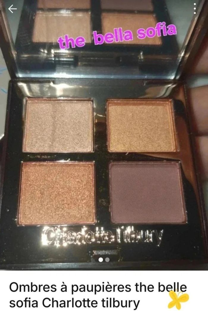 Ombres à paupières the bella sophia Charlotte tilbury neuf - photo numéro 3