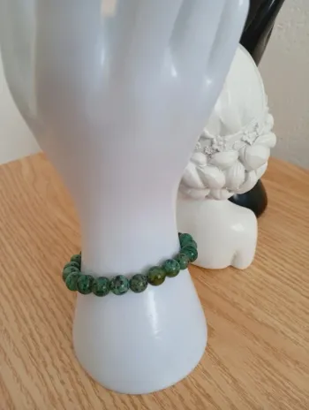 Agate indienne Bracelet en pierres naturelles femme Lithoterapie méditation