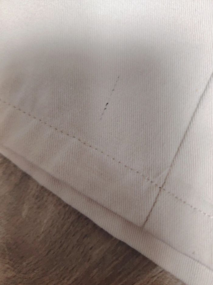 Mini jupe crème à bouton - photo numéro 4