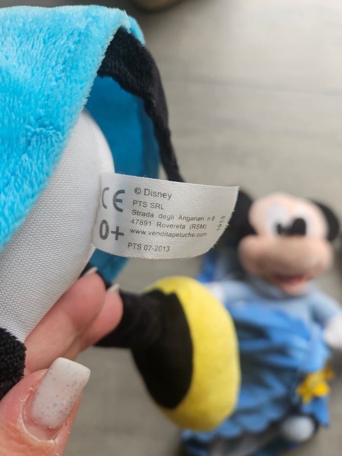 Lot peluches mickey Mouse et minnie - photo numéro 2