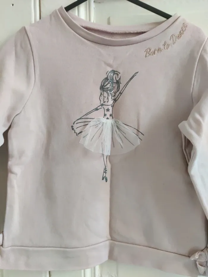 Sweat rose vertbaudet 5 ans - photo numéro 2
