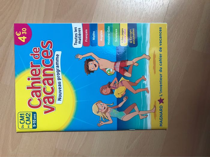 Cahier de vacances