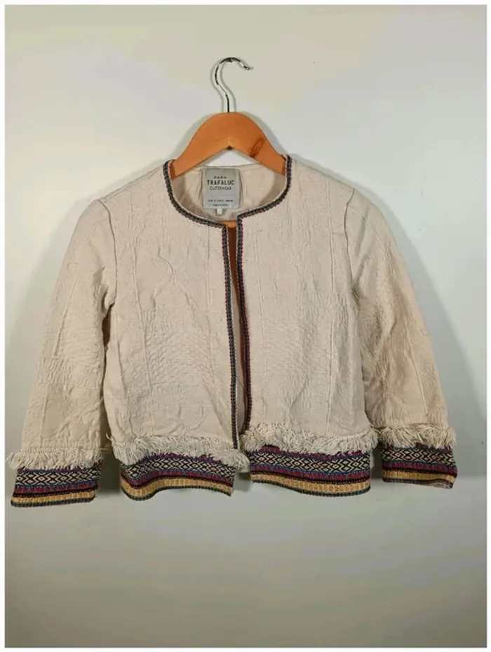 C5 veste crème Zara S