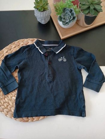 Haut polo garçon Taille 18 mois 🌿🦊