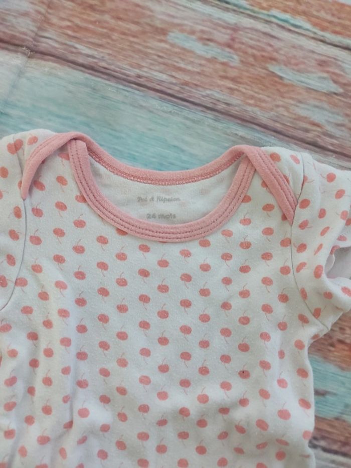 Lot de 2 bodies fille 2 ans pat et ripaton petit bateau - photo numéro 2