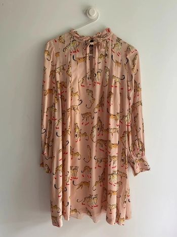 Robe léopard rose Pinko 36