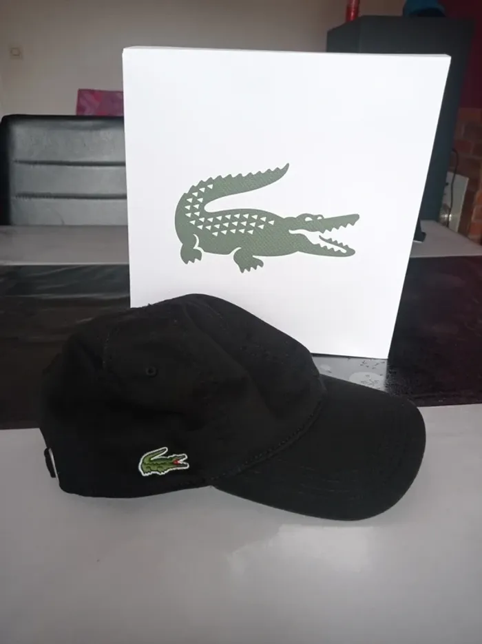 Casquette Lacoste noir