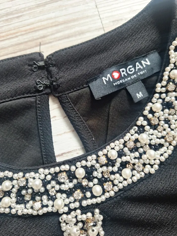 Tee shirt à perles et strass - photo numéro 2