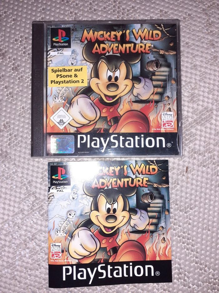 Playstation 1 ps1 mickey's wild adventure mickey