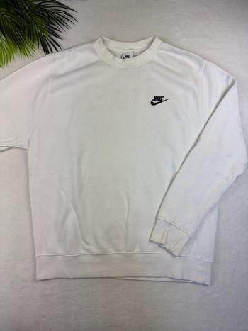 Sweatshirt Nike Homme taille L Blanc 02025