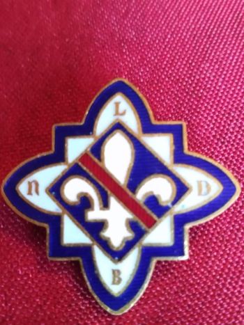 Ancienne broche avec un lys a.chobillon palais royal