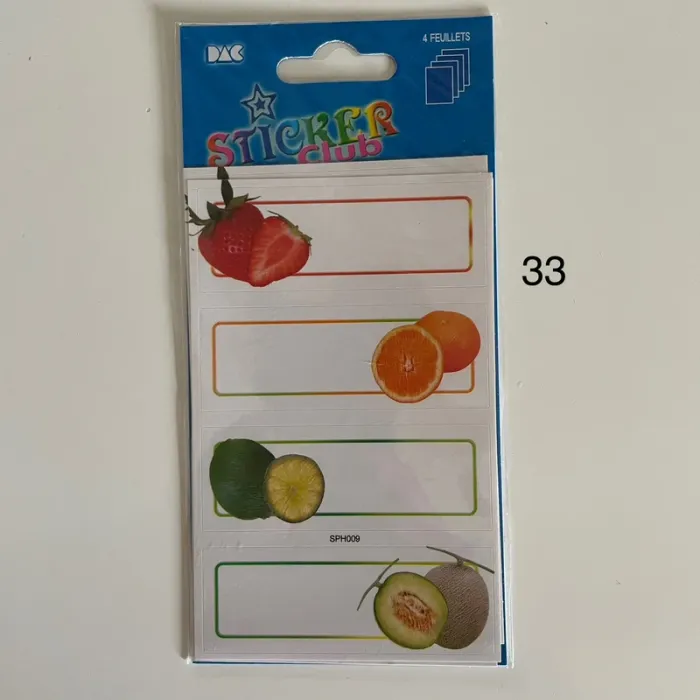 Étiquettes cahier fournitures - photo numéro 15