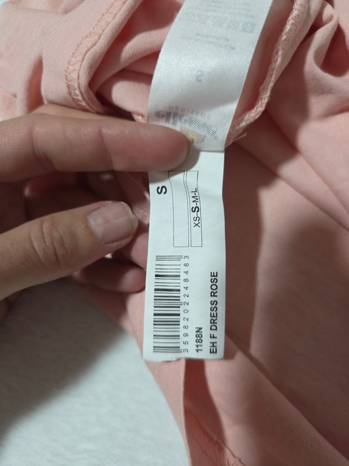 Robe débardeur manches courtes rose - photo numéro 9