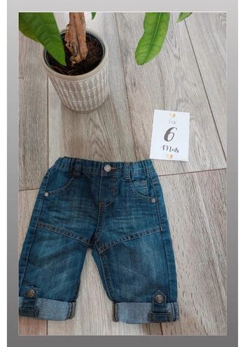 Pantalon jeans tape à l œil 6 mois