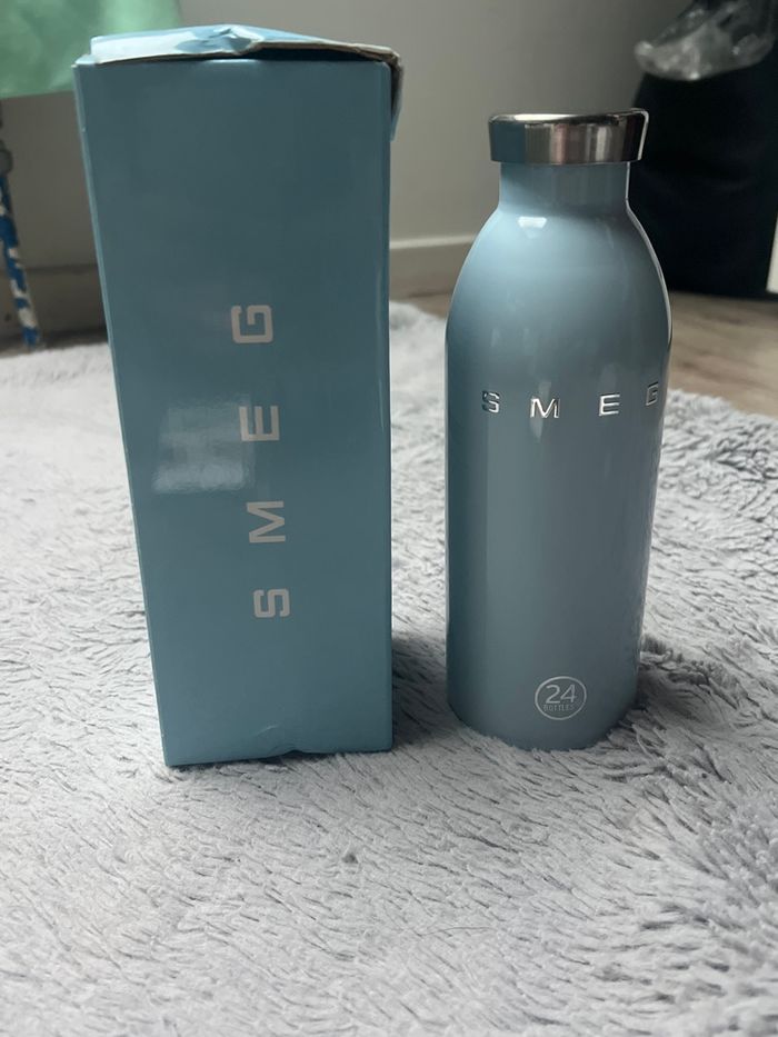 Gourde isotherme bleu clair Vintage neuf - photo numéro 3