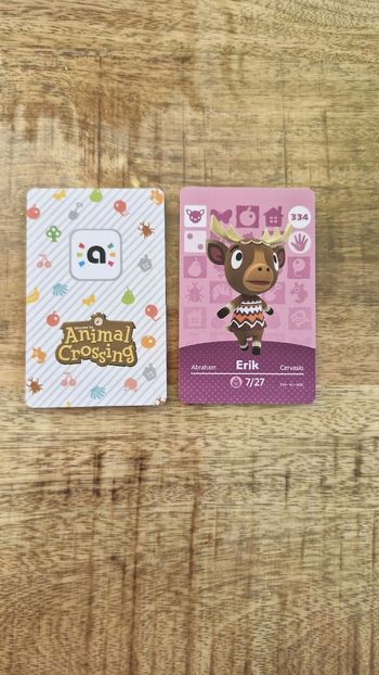 Carte Amiibo Erik - Abraham - Cervasio 334