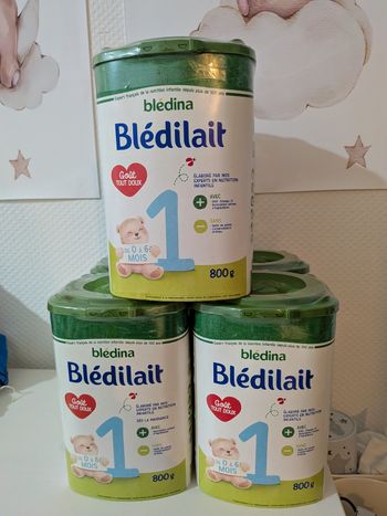 Lait Blédilait 1er âge , lot de 3 boîtes neuves