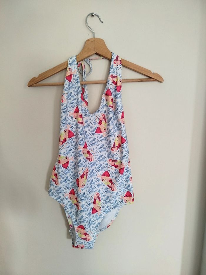Joli maillot de bain Naf Naf S 36 dos nu motifs Neuf