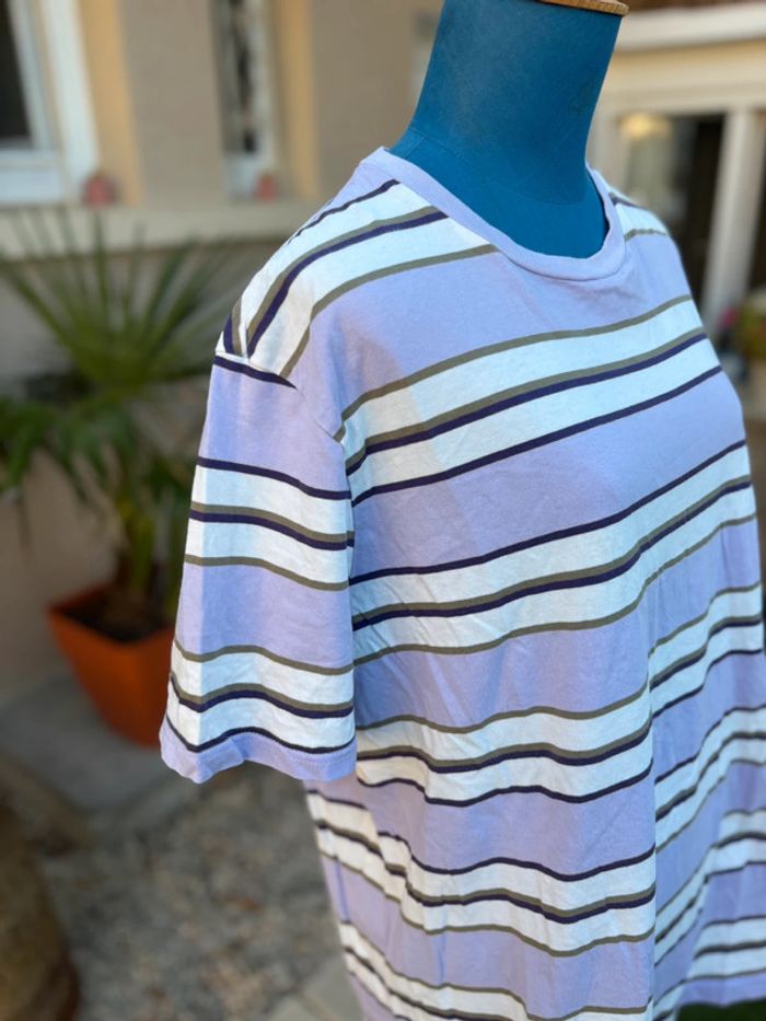 T shirt à rayures BZB - taille XL/42 - en très bon état - photo numéro 2