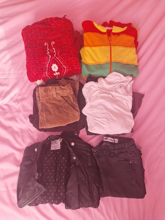 Lot vêtements fille 10 ans