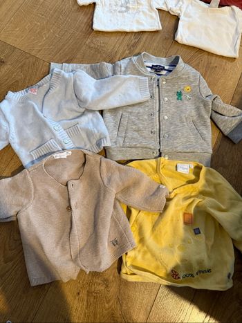 Lot de gilets légers été bébé 3 mois marques