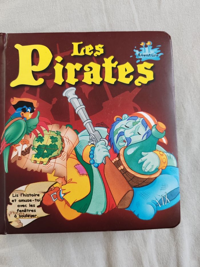 Livre pirates avec fenêtres