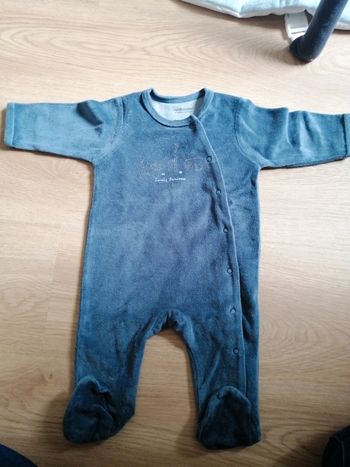 Pyjama velours 3 mois