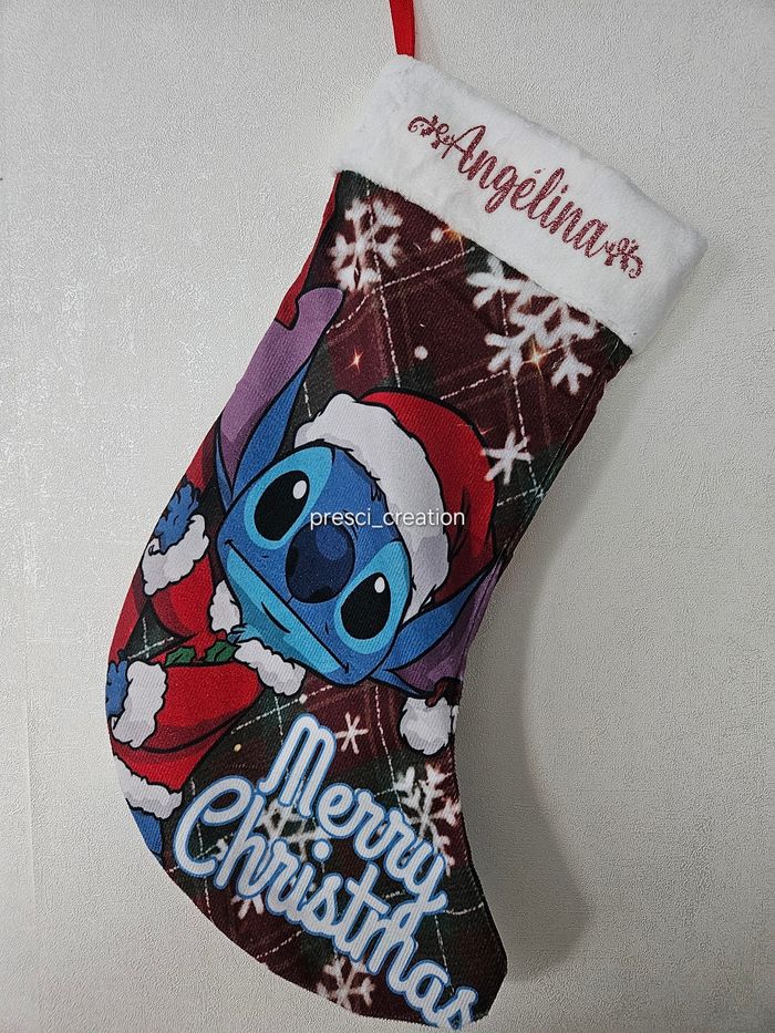 Chausette Noël stitch