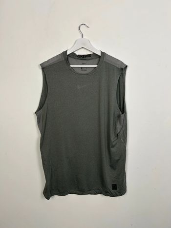 Débardeur Nike Dri-FIT Kaki/Gris Homme XL | Très Bon État | Sport Training | TN35