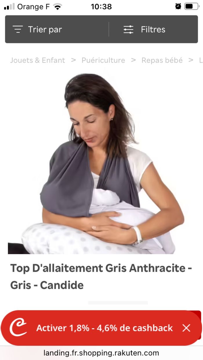 Écharpe allaitement - photo numéro 3