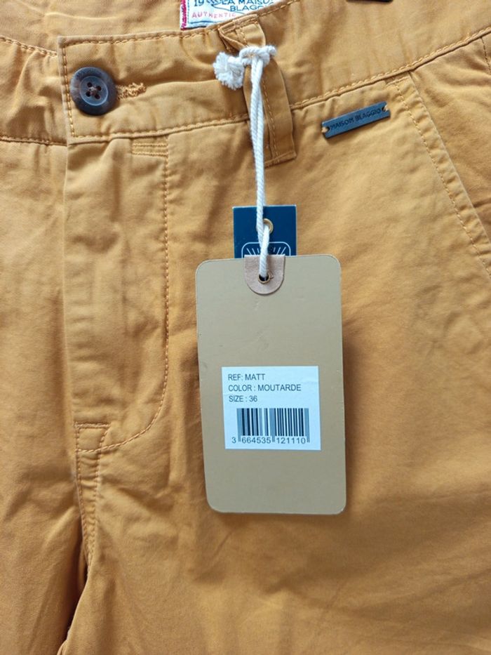 Short bermuda chino homme La Maison Blaggio neuf - photo numéro 4