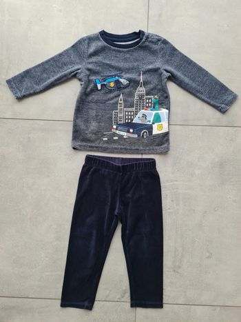 Pyjamas velours 2/3 ans