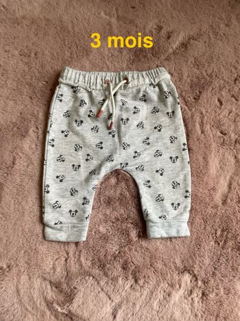 Pantalon Mickey et Minnie 3 mois