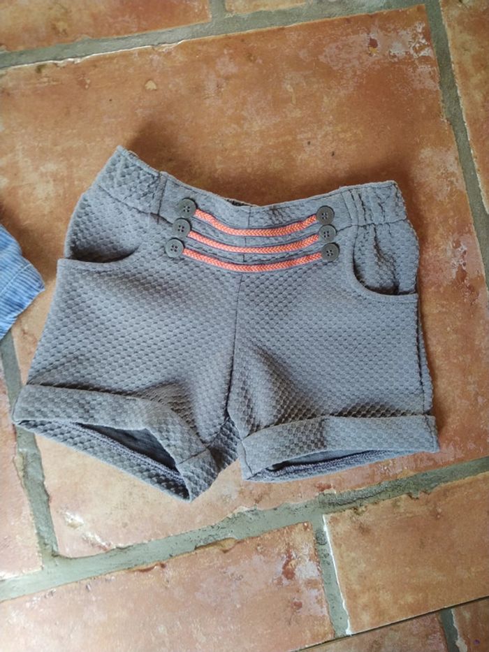 Lot de 2 shorts fille 3 ans - photo numéro 5