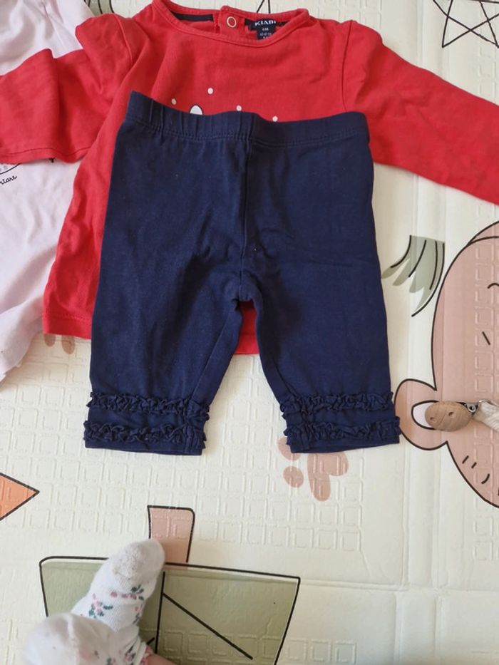 Lot tee shirt manches longues+pantacourt - photo numéro 12