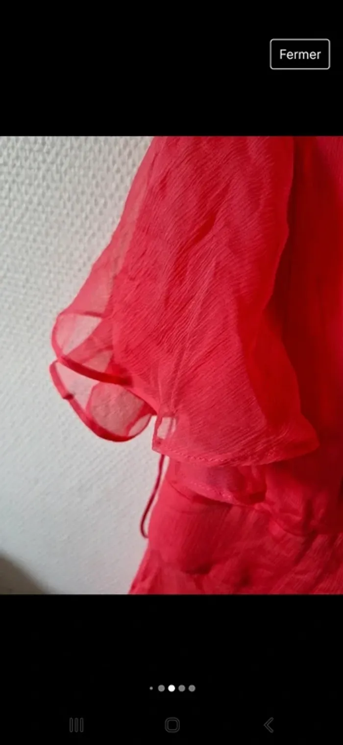Robe soie Caroll 36 valeur 150€ - photo numéro 3