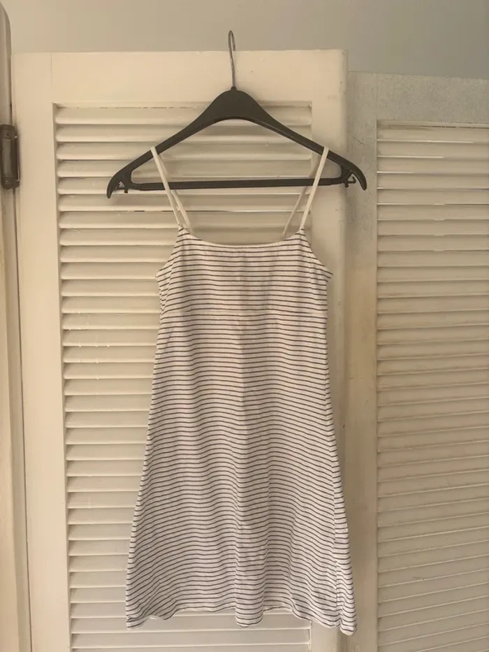 Mini robe à rayures