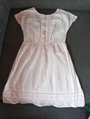 Robe été manches courtes Fille 8 ans broderie Tao